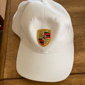Authentic Porsche white hat